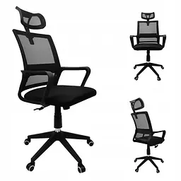 Крісло офісне Kontrast Manager Black