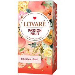 Чай чорний Lovare Passion fruit 48 г (24 шт. х 2 г)