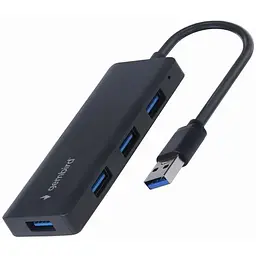USB-хаб Gembird 4 ports Black (UHB-U3P4-03)