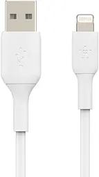 Кабель Belkin USB-A > Lightning заряджання/синхронізації 1м, 12Вт, PVC, білий teh0013629 - мініатюра 5