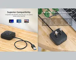 USB-хаб Real-el HQ-187 4 ports - мініатюра 10