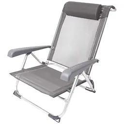 Крісло розкладне Bo-Camp Saint-Tropez Grey (1204796) - мініатюра 4