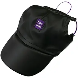 Кепка Hat-Dog 5/XL екошкіра чорна з регульованою затяжкою 243