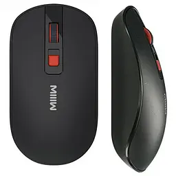 Миша Xiaomi MiiiW Wireless Mute Mouse Lite PM21 (MW23M21) Black - мініатюра 1