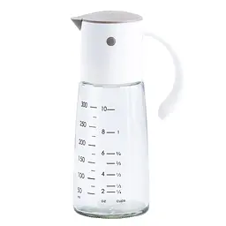 Пляшка для олії та оцту 300 мл з гравітаційною кришкою, сірий TS Kitchen HP16297W