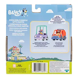 Ігровий набір Bluey Транспорт: Pizza Girls&Muffin (125384) - мініатюра 4