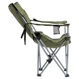 Крісло-шезлонг туристичне складане Ranger Stream Lux (74-89х58-98х85см) Оливковий - мініатюра 2