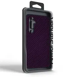 Карбоновый чехол для Samsung Galaxy S23 FE 5G (SM-S711), LikeCarbon, фиолетовый, панель, защитный чехол-накладка, ультратонкий и легкий, противоударный, обеспечивает защиту от ударов, падений и царапин, ArmorStandart (ARM71934) - мініатюра 3