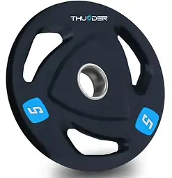 Диск олімпійський THUNDER 5 кг (OLYMPIC-PLATE-5KG)