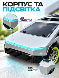 Радіокерована машина-пікап 1:10 4WD 2.4 ГГц з дрифтом і підсвіткою 41 см, сіра (49676414) - мініатюра 5