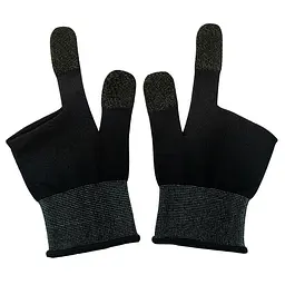 Напальчники для мобільних ігрів HOCO Eagle Claw silver fiber 2-finger gaming gloves GA21