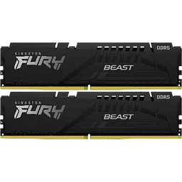 Оперативна пам'ять Kingston Fury 16GB (2x8GB) DDR5 5200MHz Beast Black (KF552C36BBEK2-16)