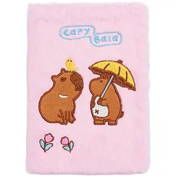 Блокнот А5 ZiBi Capybara 7 Kids Line плюшевий клітинка 80 аркушів (ZB.700021) - мініатюра 5