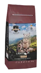 Сухий корм Landor Sterilized Rabbit&Rice для котів із надмірною вагою та стерилізованих Кролик із рисом 2 кг