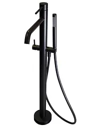 Змішувач для ванни Paffoni Light LIG 032 NO + LIG 030, Чорний матовий