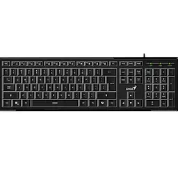 Клавіатура Genius SlimStar 820 USB UA Black з підсвіткою (31310055410)