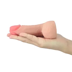 Фалоімітатор Skinlike Soft Dong Limpy Cock 5.5" 14 см тілесний - мініатюра 2