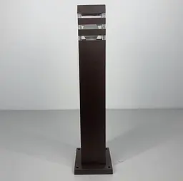 Вуличний ліхтар-стовп в корпусі кольору Coffee 80 см | Line F | Арт. 8024 80CM CF (стовп)