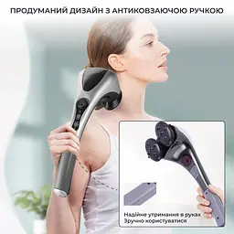 Ручний антицелюлітний масажер No Brand з 2 насадками - мініатюра 5