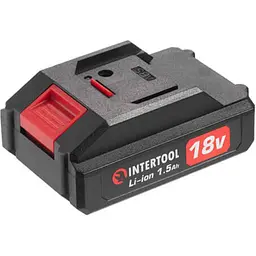 Акумулятор до електроінструмента Intertool 18V 1.5Ah (DT-0316) [89159]