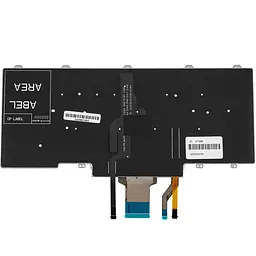 Клавіатура для ноутбука DELL (Latitude: E5450 E7450) rus чорний без фрейма з підсвічуванням з джойстиком - мініатюра 2