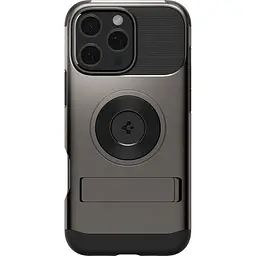 Оригінальний протиударний чохол Spigen Slim Armor (MagFit) MagSafe для iPhone 16 Pro Max Gunmetal ACS08033 - мініатюра 5