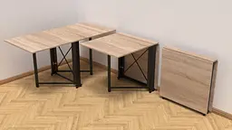 Стіл-книга трансформер Оріон 2 Ferrum-decor 750x1520x730 Чорний метал ДСП Дуб Сонома 16 мм (FRD-104586) - мініатюра 9