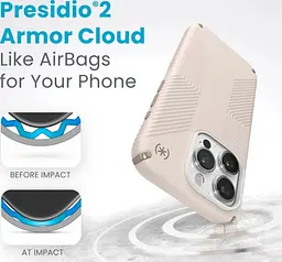Оригінальний протиударний чохол Speck Presidio2 Grip для iPhone 15 Pro (6.1") Bleached Bone 150477-3214 - мініатюра 10