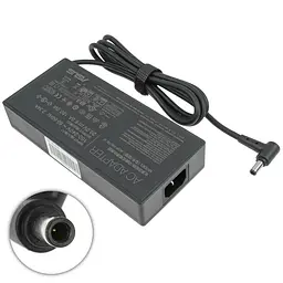 Блок живлення для ноутбука ASUS 20V 9A 180W 6.0x3.7мм-PIN чорний RECTANGULAR