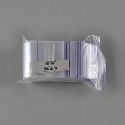 Пакети Zip-Lock прозорі 4x6 см, 100 шт, поліетиленові пакети із застібкою - мініатюра 3