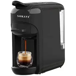 Кофемашина Sokany SK-516, 1450 Вт 600 мл черная
