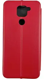 Чохол книжка Xiaomi Redmi Note 9 еко-шкіра Premium Case для смартфона Червоний - мініатюра 3