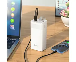 Портативна батарея Hoco J86 40000mAh 22.5W з лампою белfz - мініатюра 3