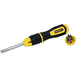 Викрутка реверсивна Stanley Multibit тріщатка насадки 10 шт. (0-68-010) - мініатюра 3