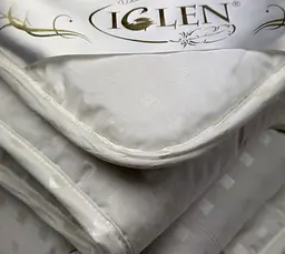 Ковдра демісезонна вовняна Iglen Тік полуторна 160х215 - мініатюра 3