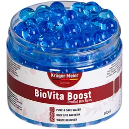 Бактерії в гельових кульках для акваріуму Kruger Meier BioVita Boost 500 мл