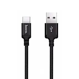 Кабель Hoco X14 Times Speed ​​USB - USB Type-C (M/M), 1 м, Чорний (D23161)