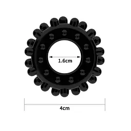 Ерекційне кільце Lovetoy Power Plus Cock Ring чорний - мініатюра 3