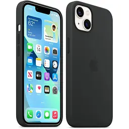 Оригінальний силіконовий чохол Apple Silicone Case MagSafe для iPhone 13 Midnight MM2A3ZM/A - мініатюра 7