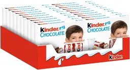 Упаковка молочного шоколаду Kinder Chocolate 50 г х 20 шт - мініатюра 2