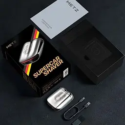 Електробритва Metz SuperCar Shaver Silver (MZCP021-SL) - мініатюра 2
