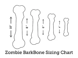 Жувальна кістка для собак Pet Qwerks Zombie Bacon BarkBone з ароматом бекону - мініатюра 4