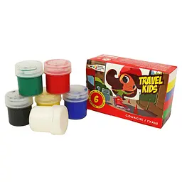 Фарби гуашеві Travel Kids 6×20 мл. Гамма’UA (4820072539071)