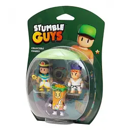 Набор коллекц. фигурок Stumble Guys - Сэнсэй Фаерфист, Клеопатра, Киллер - миниатюра 2