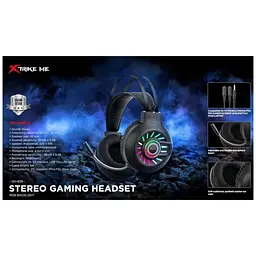 Ігрові навушники Xtrike Me Stereo Gaming Headset GH-605 для геймерів з мікрофоном підсвічуванням - мініатюра 5