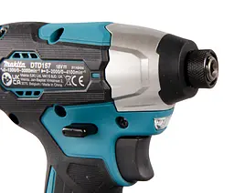 Гвинтокрут імпульсний акумуляторний Makita DTD157Z (140 Нм, 1/4", BL, LXT, без акумуляторів та зарядного пристрою) - мініатюра 4