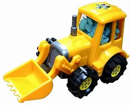 Іграшка Бульдозер із жувальними гумками Kidsmania Bubble Mania Bubble Dozer Trucks 17 г - мініатюра 2