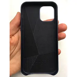 Оригінальний шкіряний чохол Decoded Leather Case для iPhone 12 Mini (5.4") Matt Navy Blue - мініатюра 8