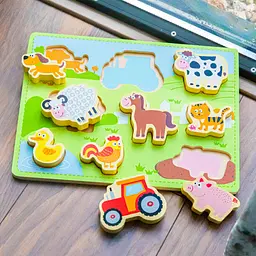 Пазл New Classic Toys Ферма, 9 частин (10521) - мініатюра 4