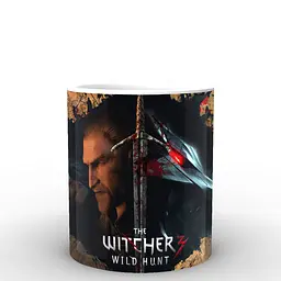 Кухоль GeekLand The Witcher Відьмак постер TW.02.033.454 330 мл білий - мініатюра 2